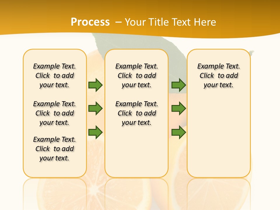Slice Colorful Citrus PowerPoint Template