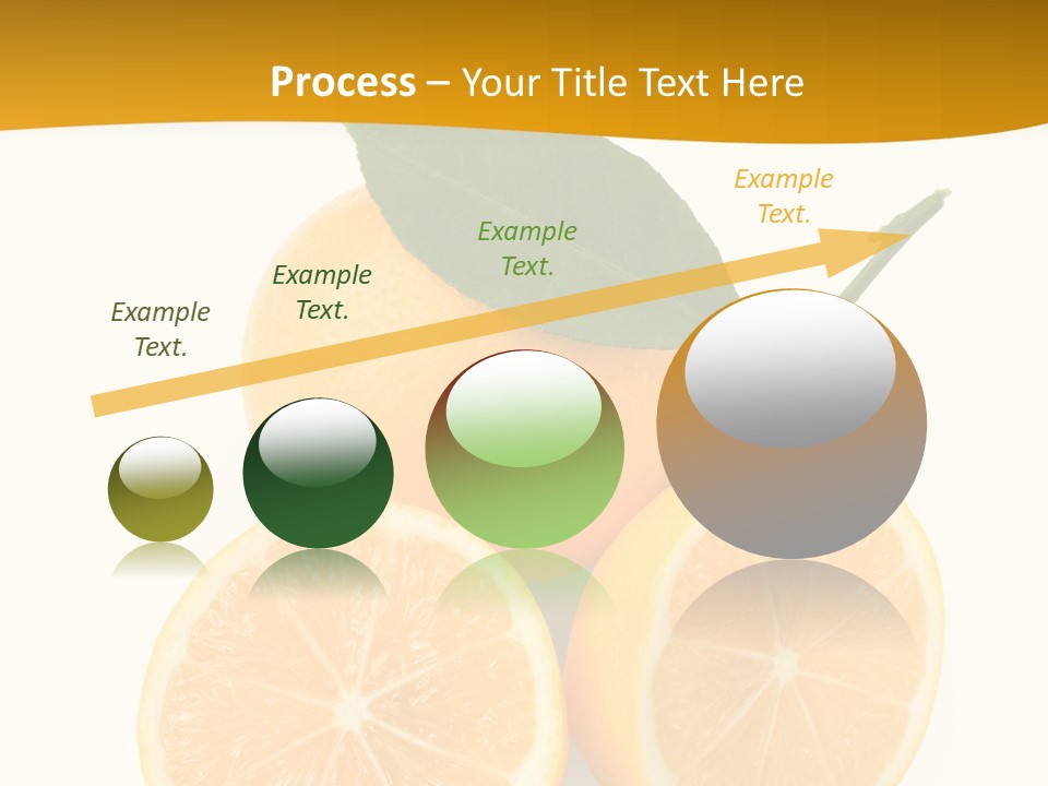 Slice Colorful Citrus PowerPoint Template