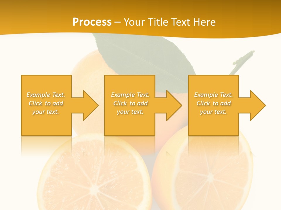 Slice Colorful Citrus PowerPoint Template
