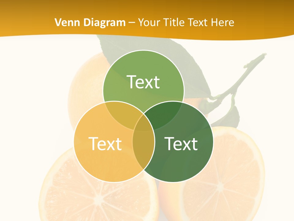 Slice Colorful Citrus PowerPoint Template