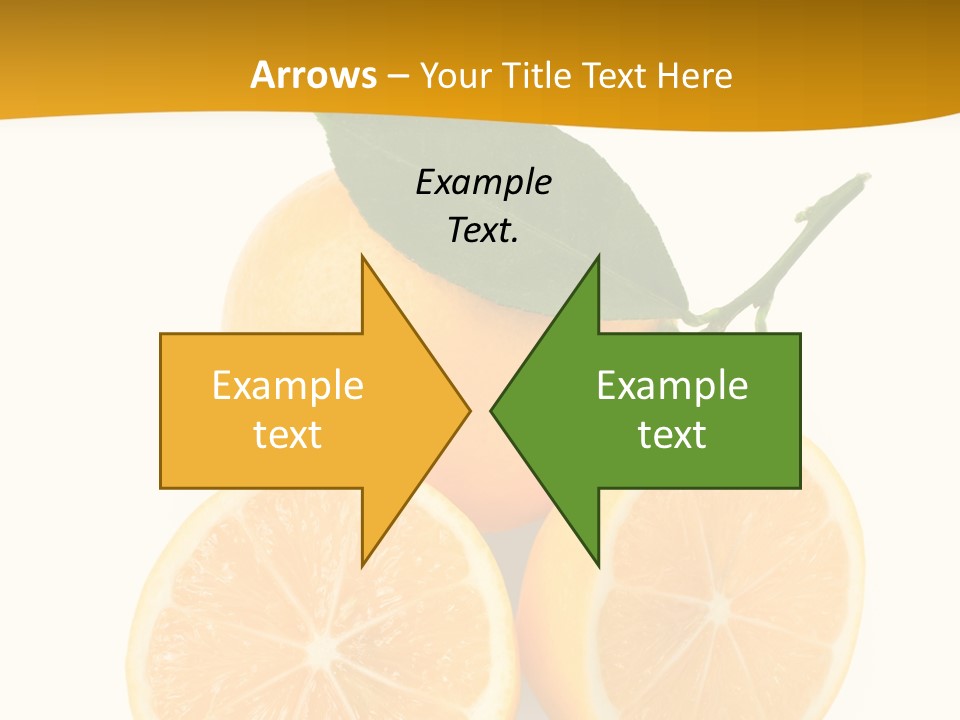Slice Colorful Citrus PowerPoint Template