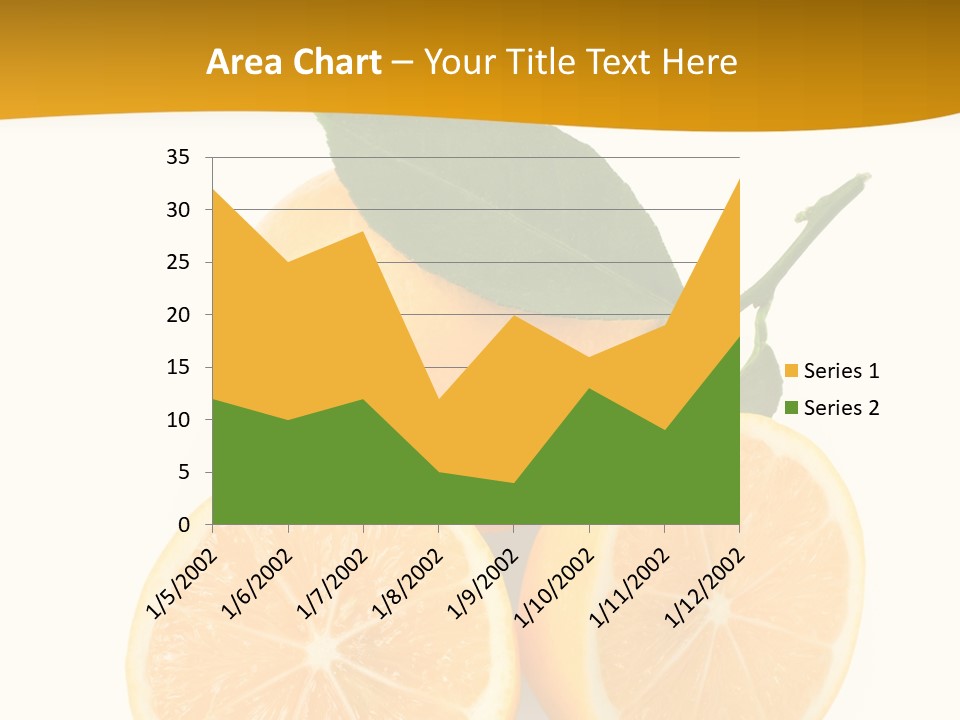 Slice Colorful Citrus PowerPoint Template