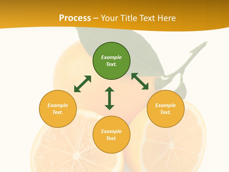 Slice Colorful Citrus PowerPoint Template