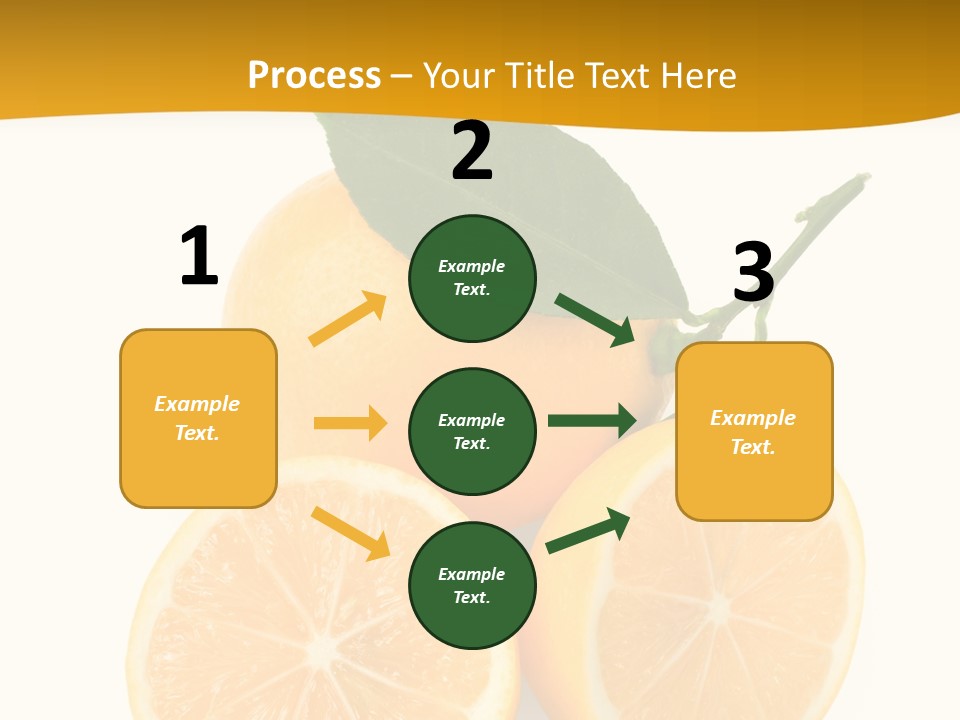 Slice Colorful Citrus PowerPoint Template