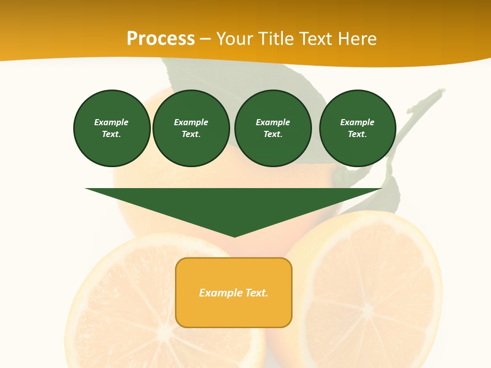 Slice Colorful Citrus PowerPoint Template