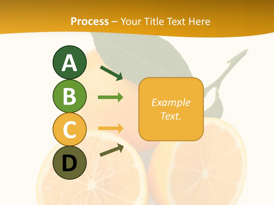 Slice Colorful Citrus PowerPoint Template