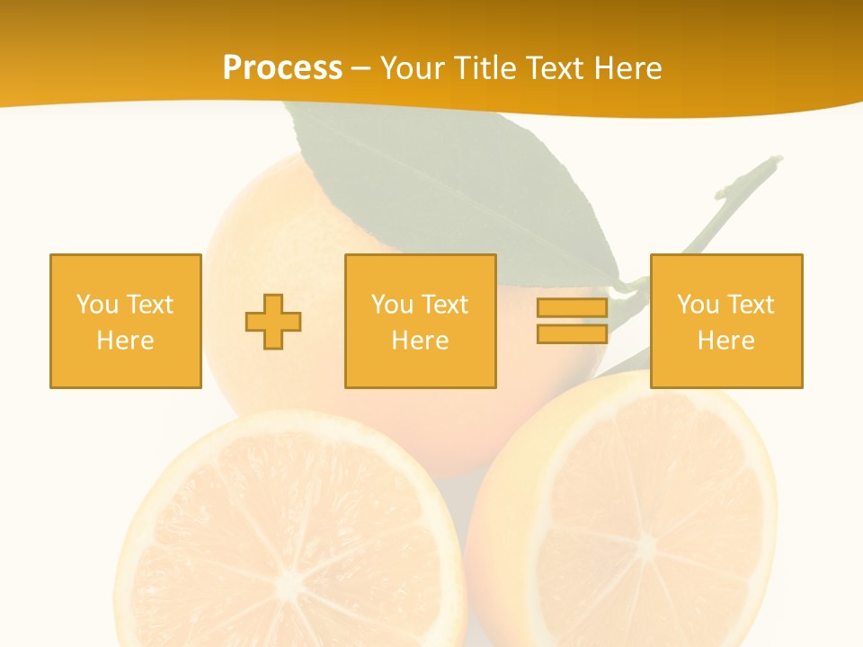 Slice Colorful Citrus PowerPoint Template