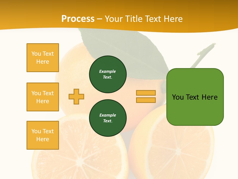 Slice Colorful Citrus PowerPoint Template