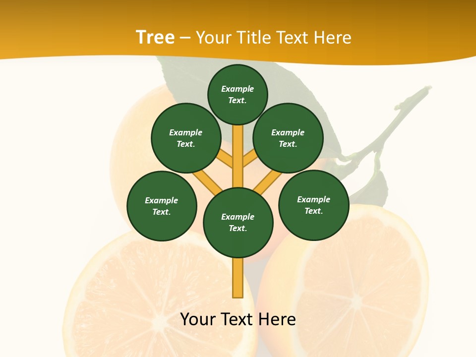Slice Colorful Citrus PowerPoint Template