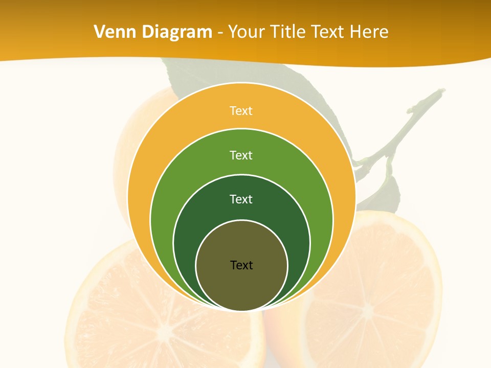 Slice Colorful Citrus PowerPoint Template