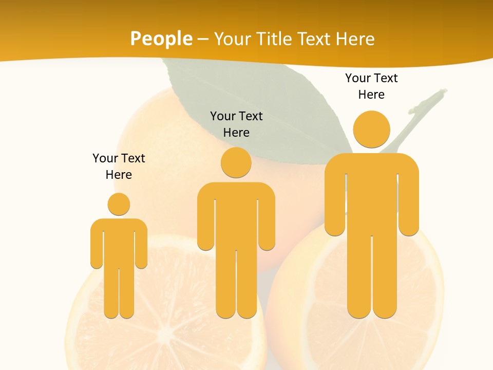 Slice Colorful Citrus PowerPoint Template