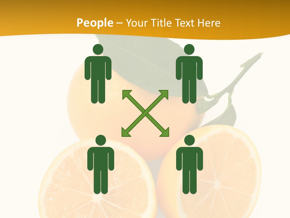 Slice Colorful Citrus PowerPoint Template