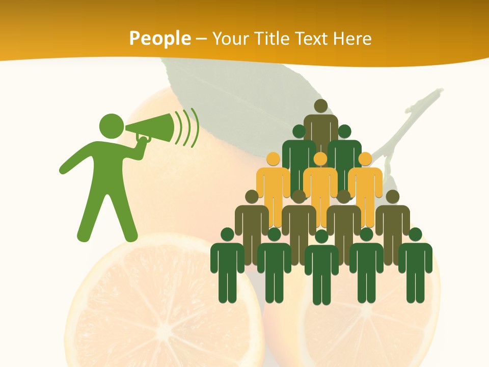 Slice Colorful Citrus PowerPoint Template