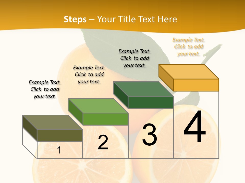 Slice Colorful Citrus PowerPoint Template