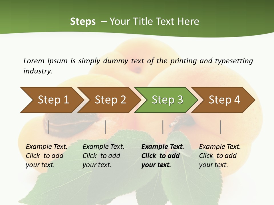Season Plant Orange PowerPoint Template