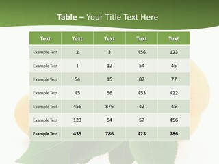 Season Plant Orange PowerPoint Template