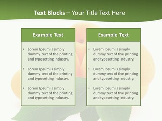 Season Plant Orange PowerPoint Template