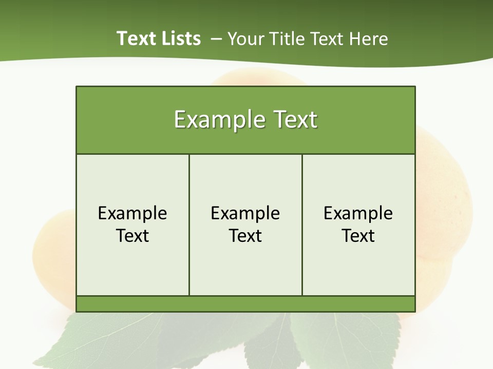 Season Plant Orange PowerPoint Template