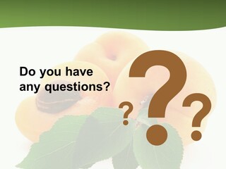 Season Plant Orange PowerPoint Template