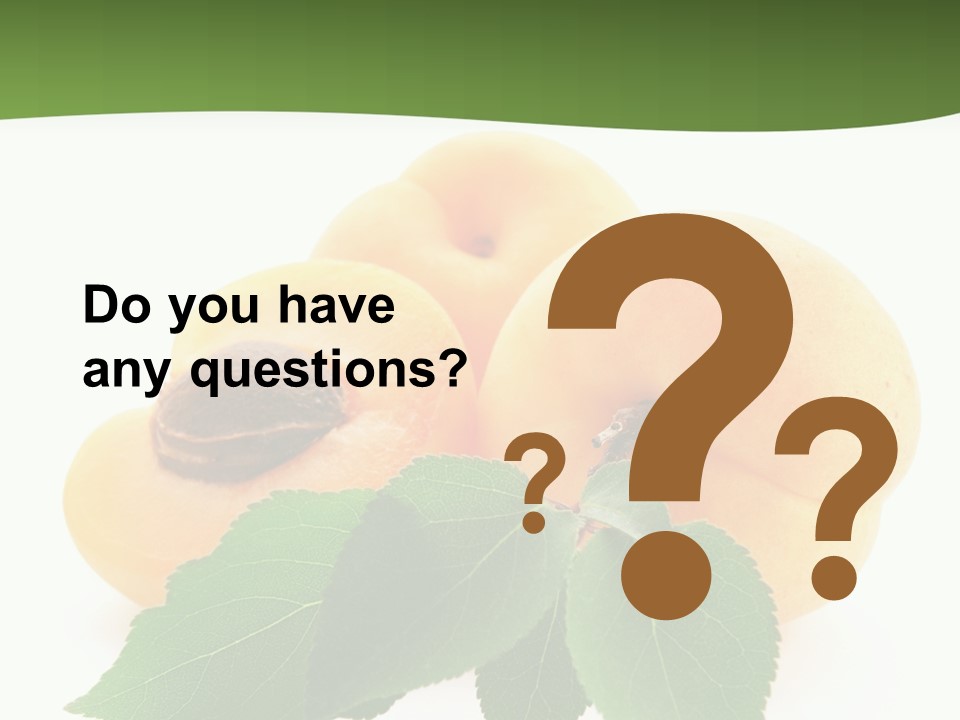 Season Plant Orange PowerPoint Template