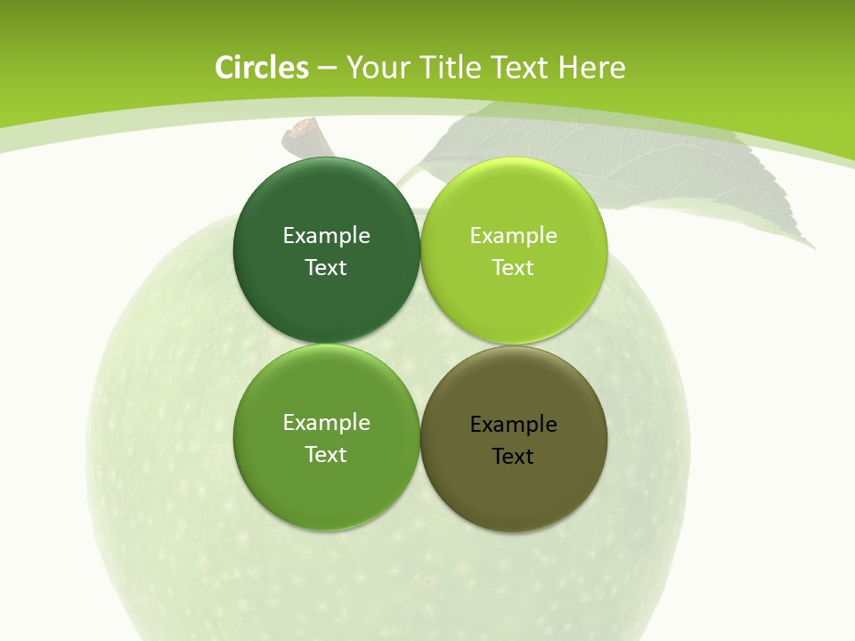 Healthcare Lifestyle Diet PowerPoint Template