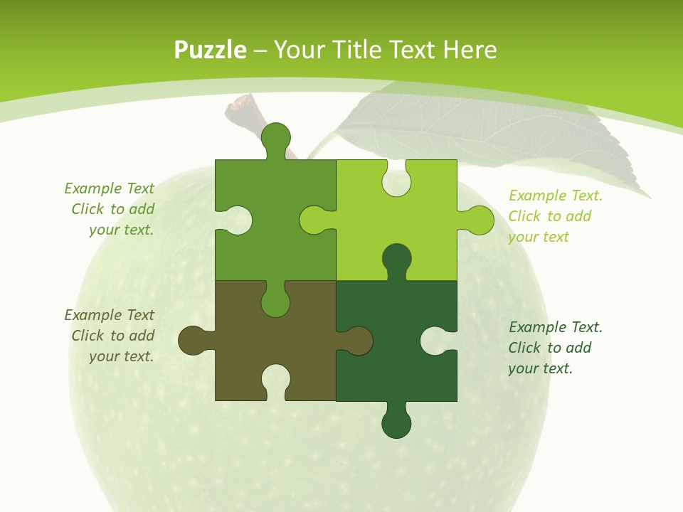 Healthcare Lifestyle Diet PowerPoint Template