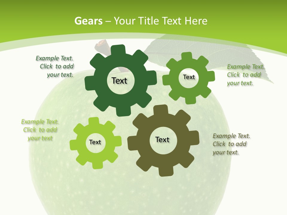 Healthcare Lifestyle Diet PowerPoint Template