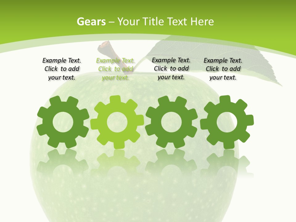 Healthcare Lifestyle Diet PowerPoint Template