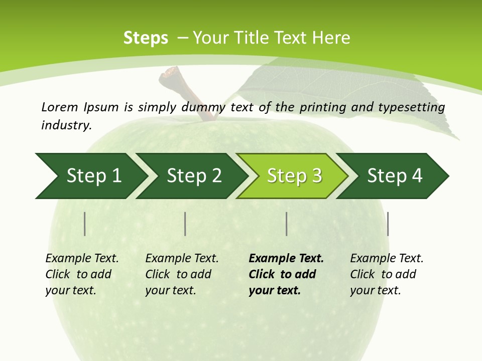 Healthcare Lifestyle Diet PowerPoint Template