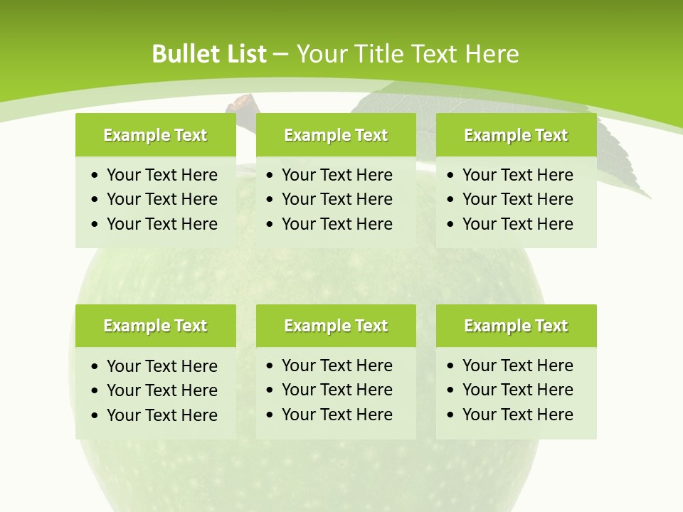 Healthcare Lifestyle Diet PowerPoint Template