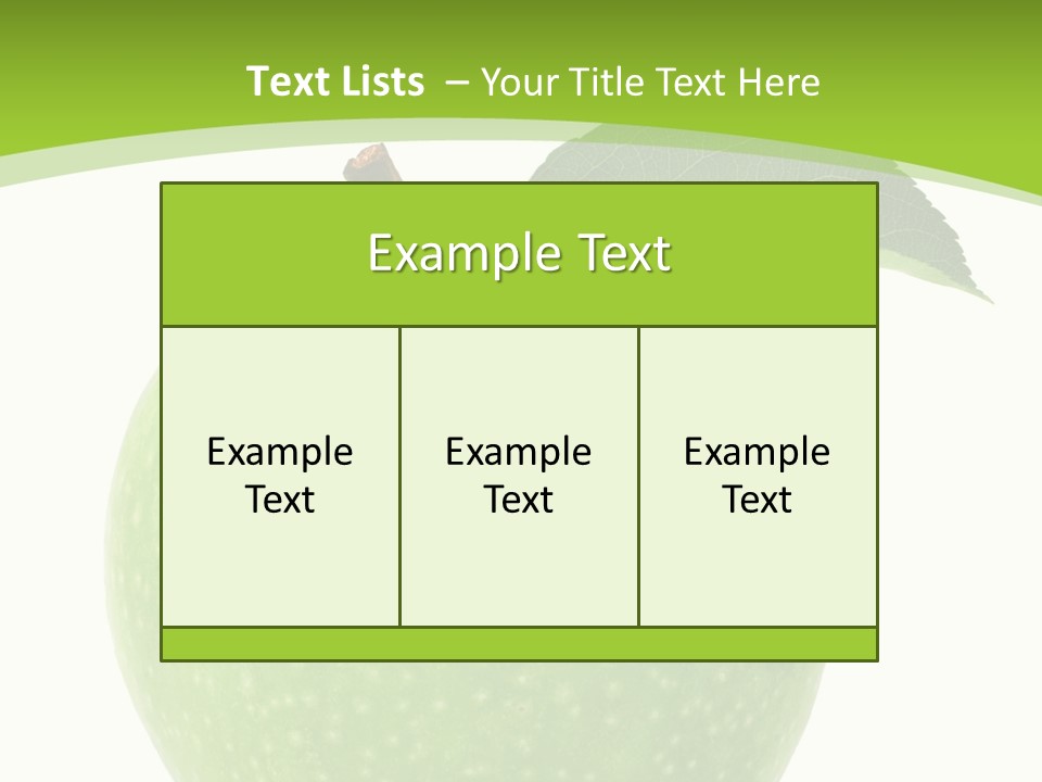 Healthcare Lifestyle Diet PowerPoint Template