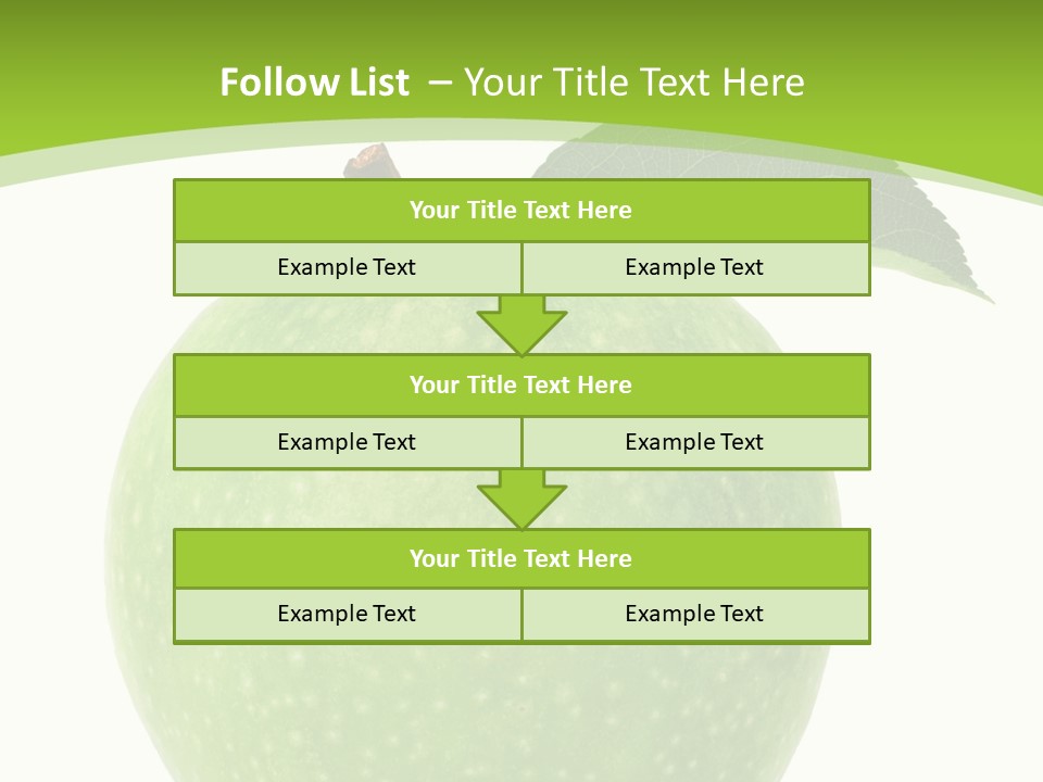 Healthcare Lifestyle Diet PowerPoint Template