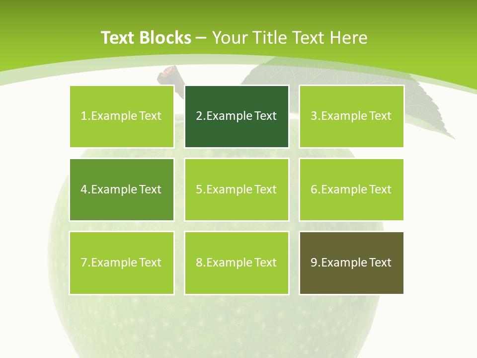 Healthcare Lifestyle Diet PowerPoint Template