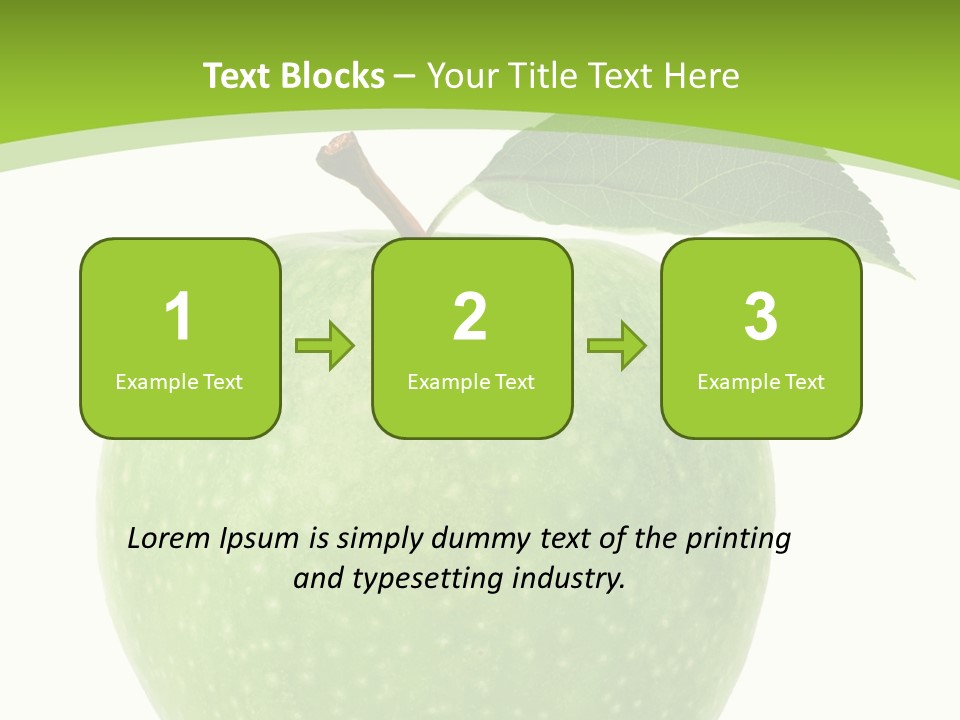 Healthcare Lifestyle Diet PowerPoint Template