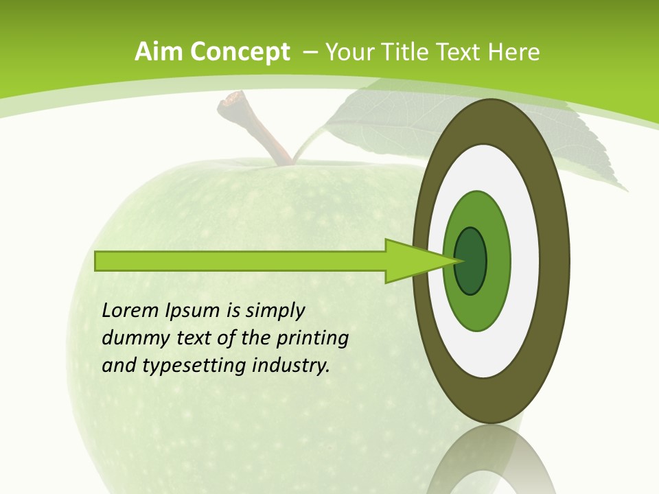 Healthcare Lifestyle Diet PowerPoint Template