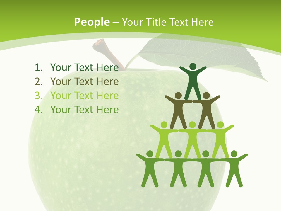 Healthcare Lifestyle Diet PowerPoint Template