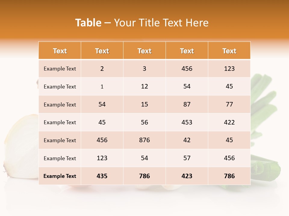 Yield Nutrition Spice PowerPoint Template