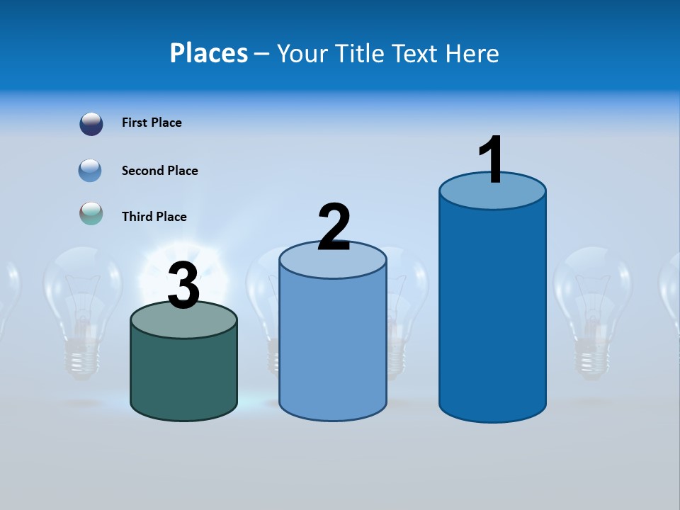 Filament Shine Illustration PowerPoint Template