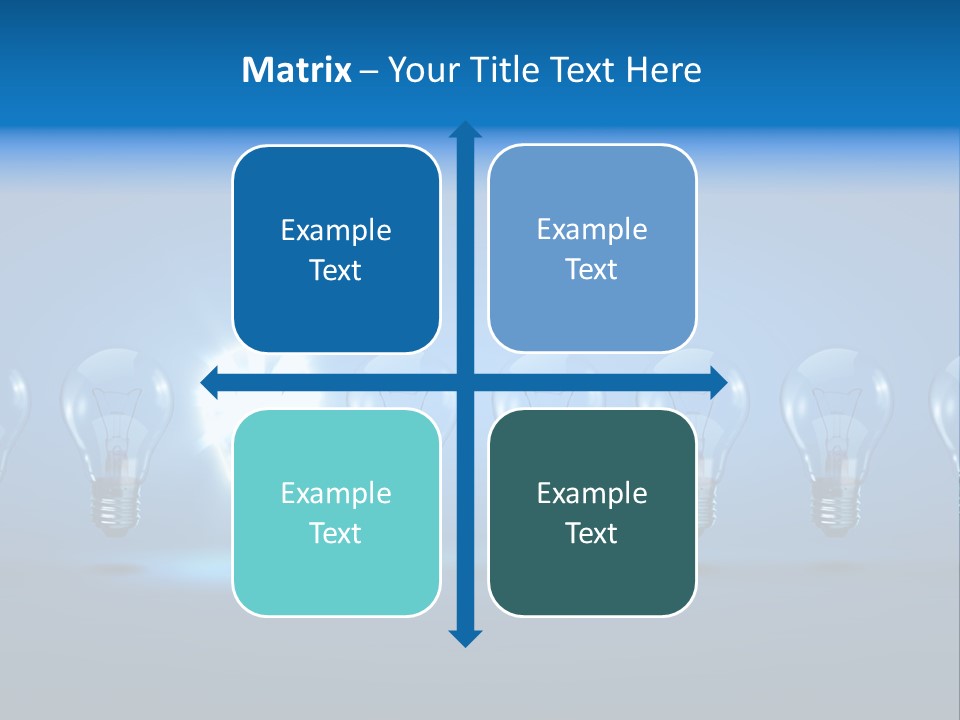 Filament Shine Illustration PowerPoint Template