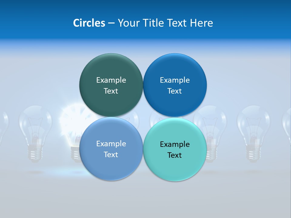 Filament Shine Illustration PowerPoint Template