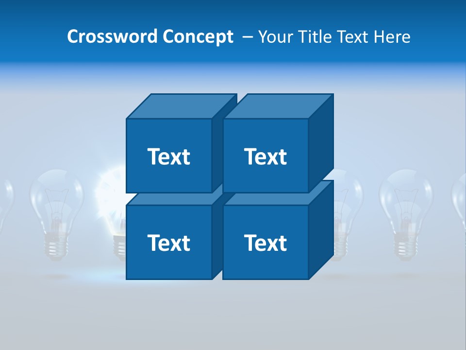 Filament Shine Illustration PowerPoint Template