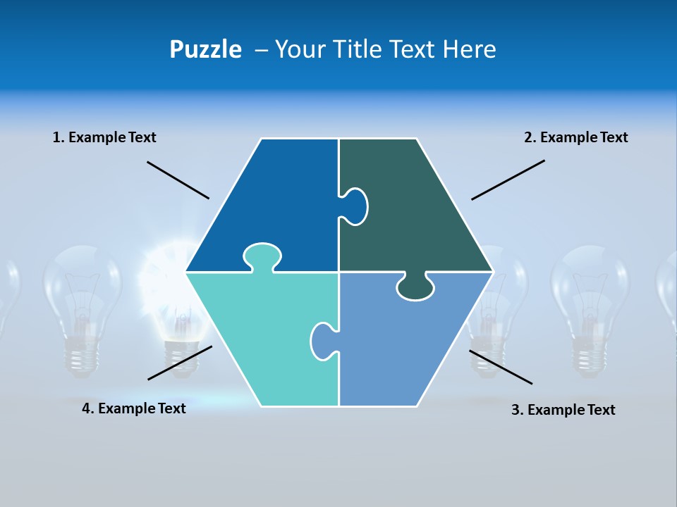 Filament Shine Illustration PowerPoint Template