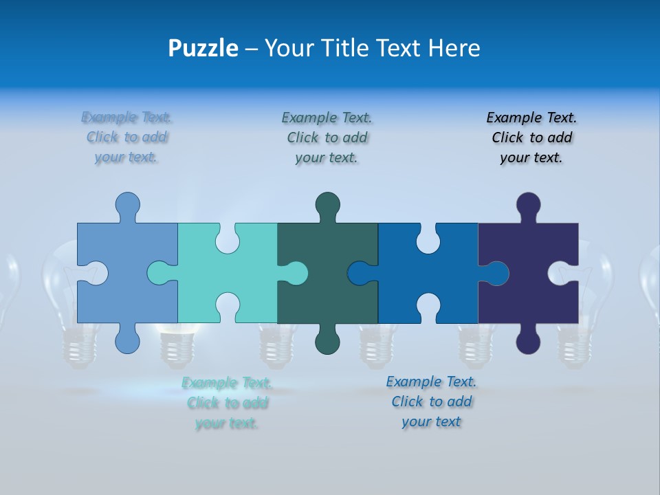 Filament Shine Illustration PowerPoint Template