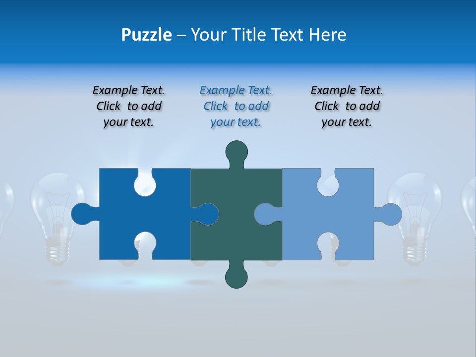 Filament Shine Illustration PowerPoint Template