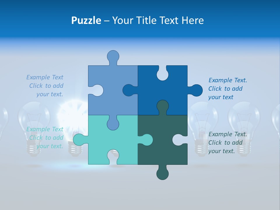 Filament Shine Illustration PowerPoint Template