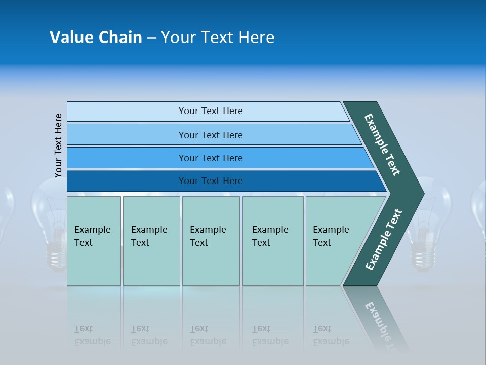 Filament Shine Illustration PowerPoint Template