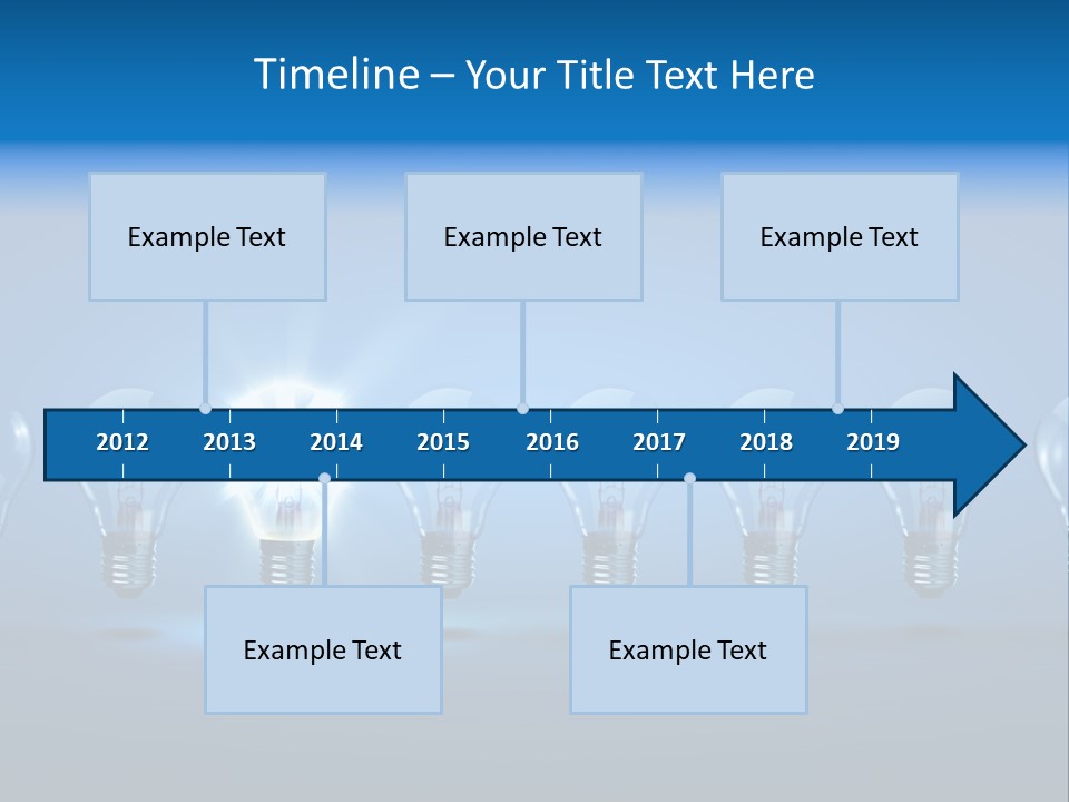 Filament Shine Illustration PowerPoint Template