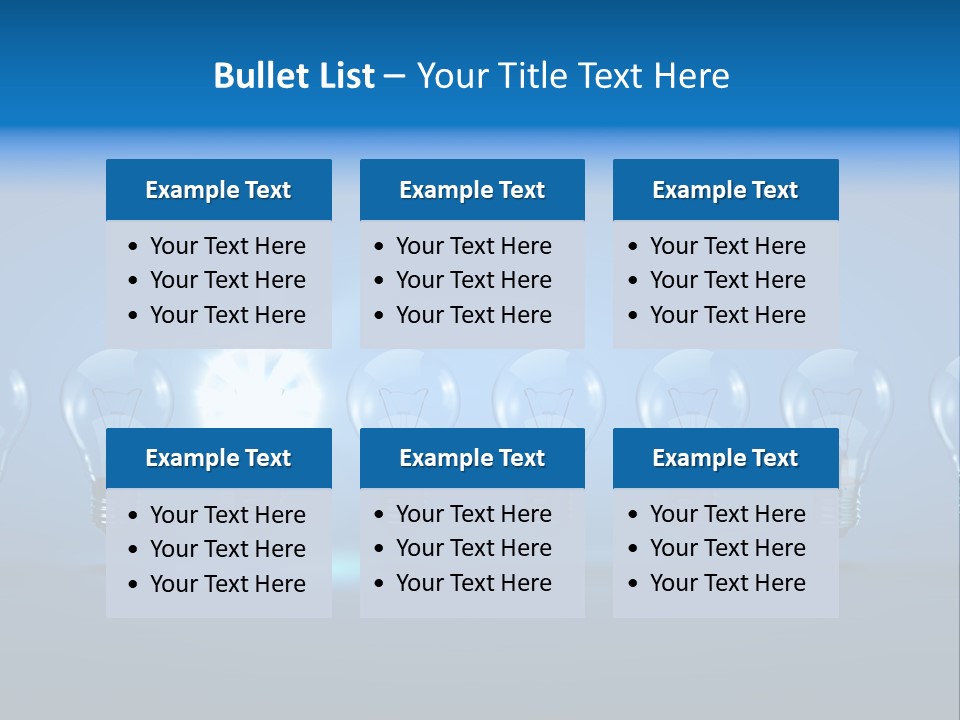 Filament Shine Illustration PowerPoint Template