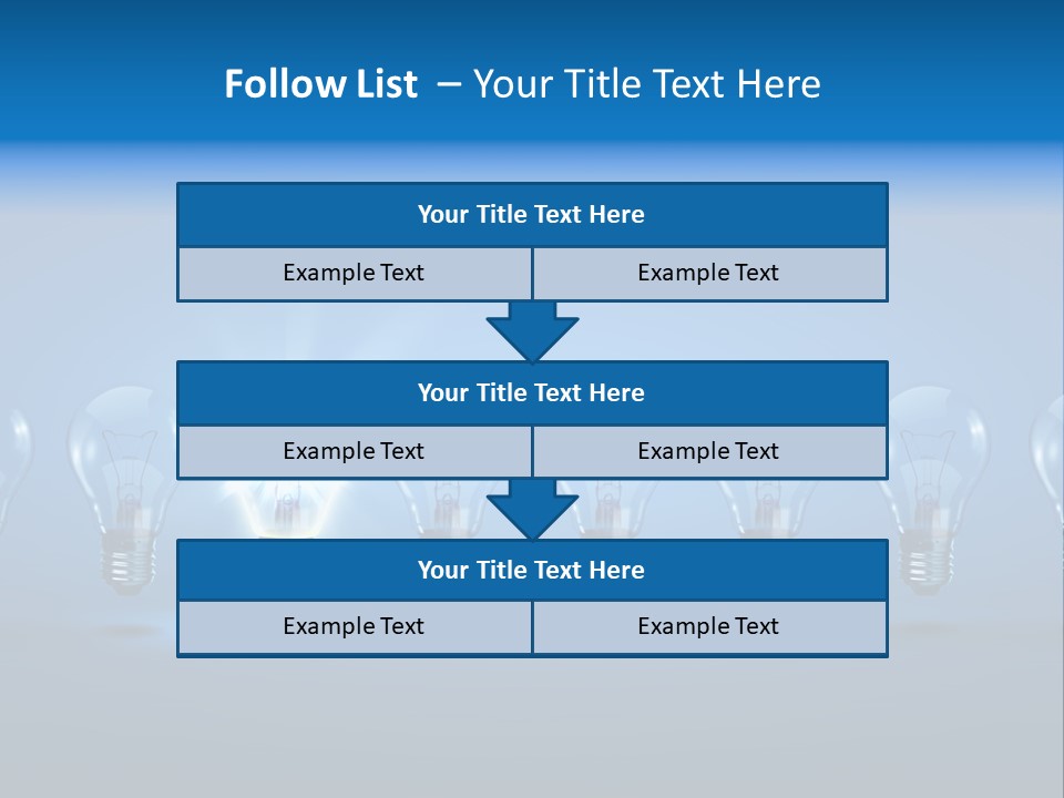 Filament Shine Illustration PowerPoint Template