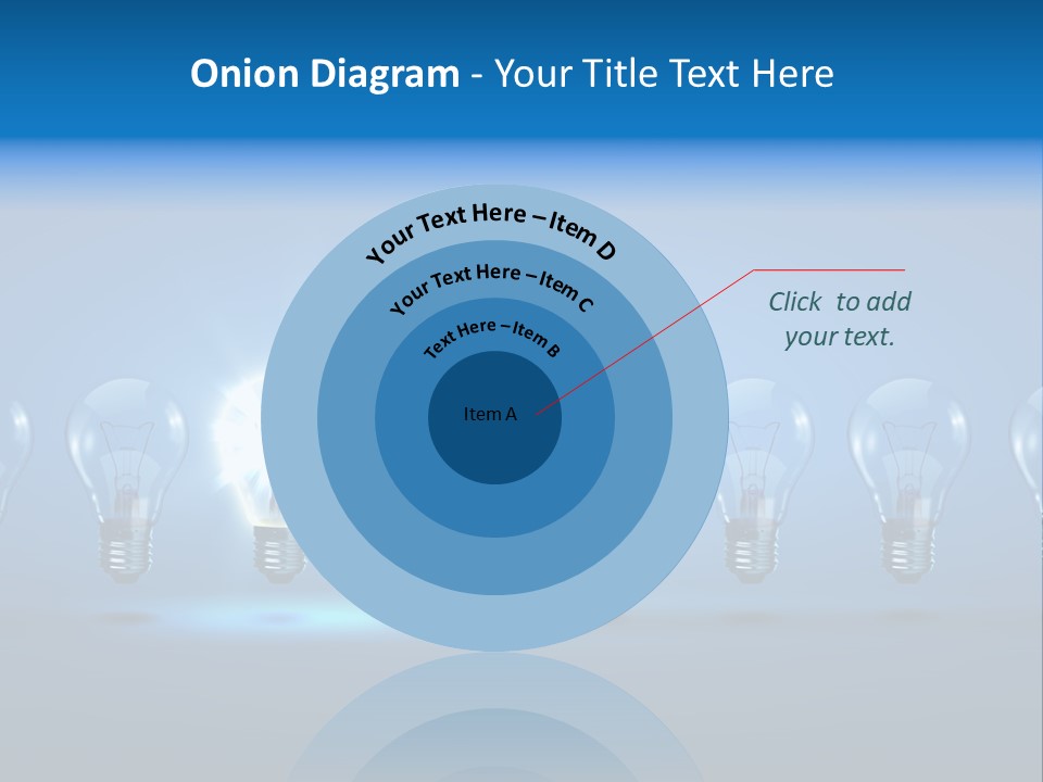 Filament Shine Illustration PowerPoint Template